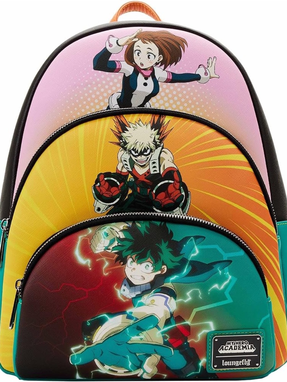 Loungefly x My Hero Academia Triple Pocket Scene Mini Backpack